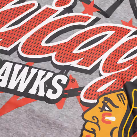 Chicago Blackhawks Sport Classics Oversized NHL Hoodie Gray view 4