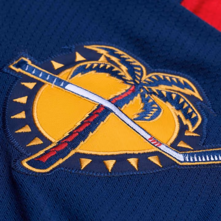 Ed Jovanovski #55 Florida Panthers 2013-14 Premium Power Play NHL Jersey Red view 8