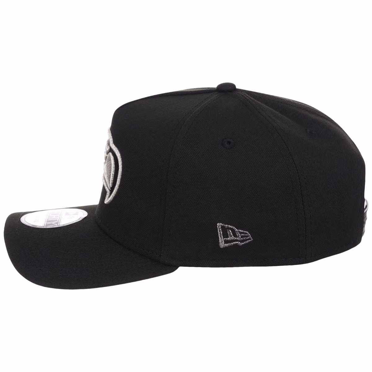 Seattle Seahawks NFL Liquid Titanium New Era 9FORTY detail view