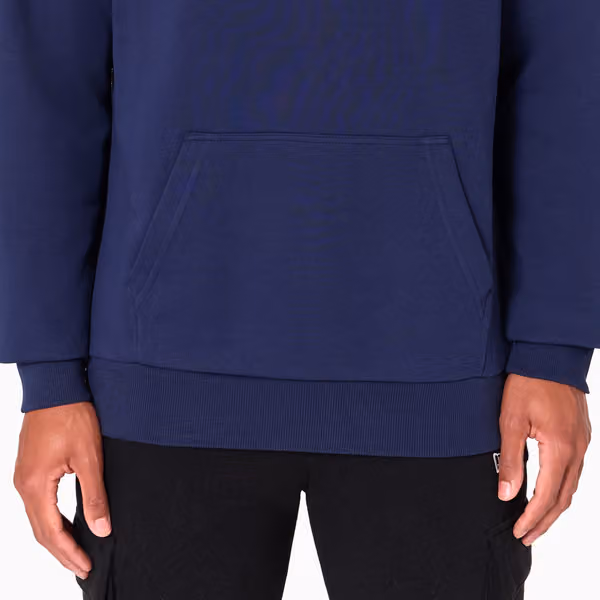 Utah Jazz Team Logo New Era Hoodie NBA Sweatshirt Navy view 5