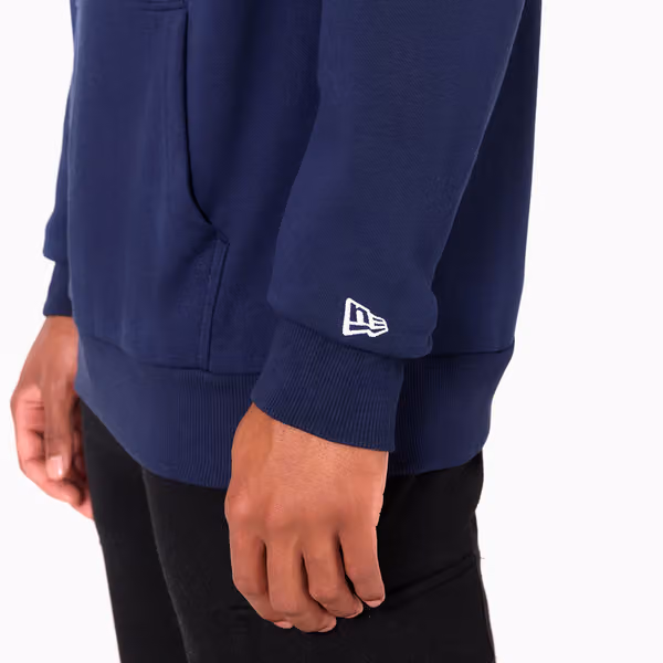 Utah Jazz Team Logo New Era Hoodie NBA Sweatshirt Navy view 4