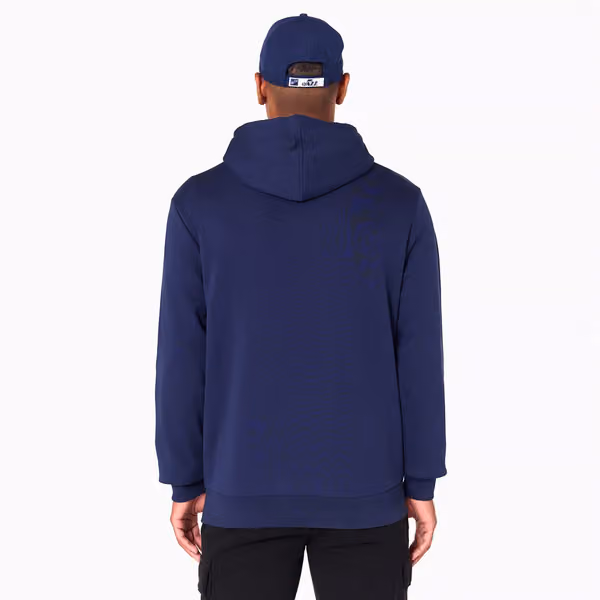 Utah Jazz Team Logo New Era Hoodie NBA Sweatshirt Navy view 2
