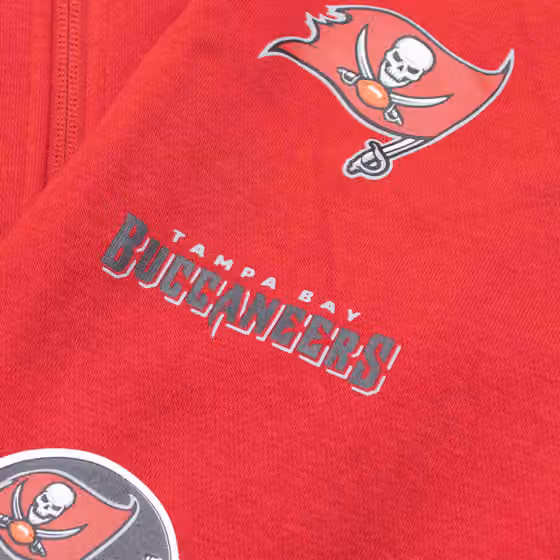 Tampa Bay Buccaneers Nike Legacy NFL Hoodie Zipper Red view 5