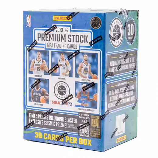 2023/24 Panini NBA Hoops Premium Stock Basketball Blaster Box view 1