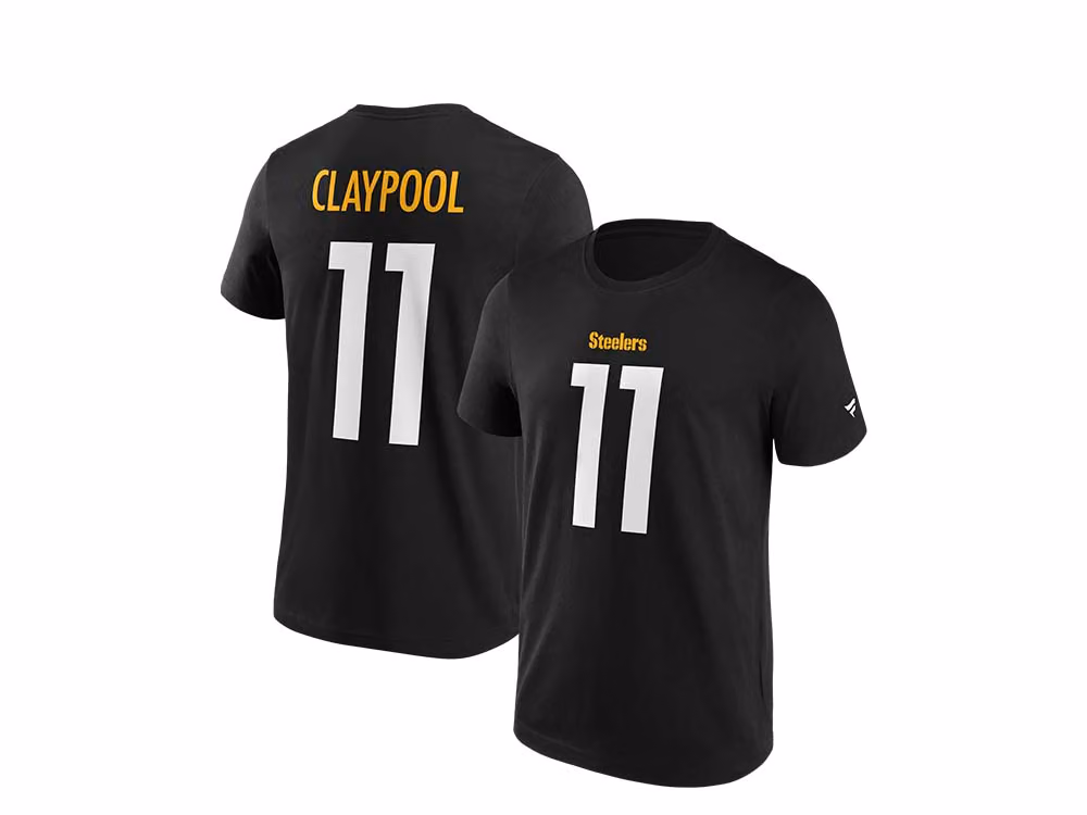 Fanatics Pittsburgh Steelers Chase Claypool Name & Number T-Shirt front