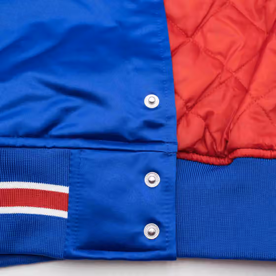 New Jersey Nets Mitchell & Ness Heavyweight Satin NBA Jacket view 6