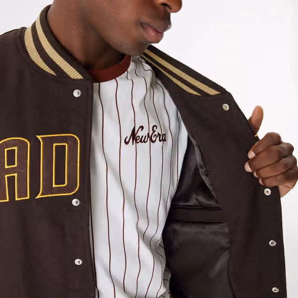 San Diego Padres 1998 World Series New Era MLB Varsity Jacket view 4