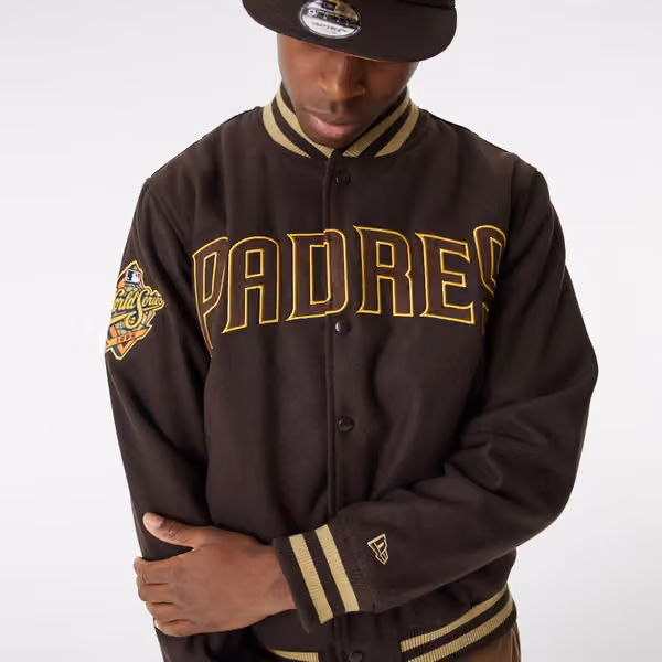 San Diego Padres 1998 World Series New Era MLB Varsity Jacket view 5