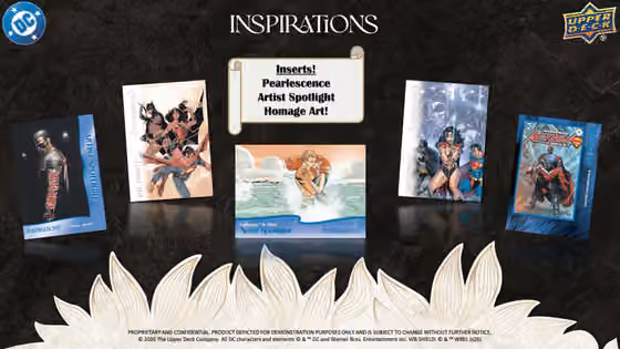 2025 Upper Deck Inspirations The World of DC Hobby Box view 4