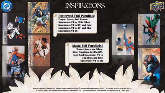 2025 Upper Deck Inspirations The World of DC Hobby Box view 3