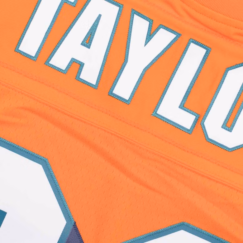 Jason Taylor #99 Miami Dolphins 2004 Legacy Throwback NFL Jersey Orange view 5