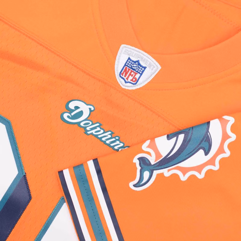 Jason Taylor #99 Miami Dolphins 2004 Legacy Throwback NFL Jersey Orange view 4