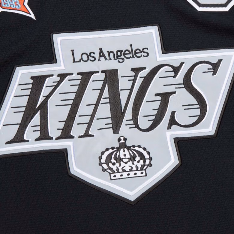 Wayne Gretzky #99 Los Angeles Kings 1992-93 Premium Power Play NHL Jersey Black view 6