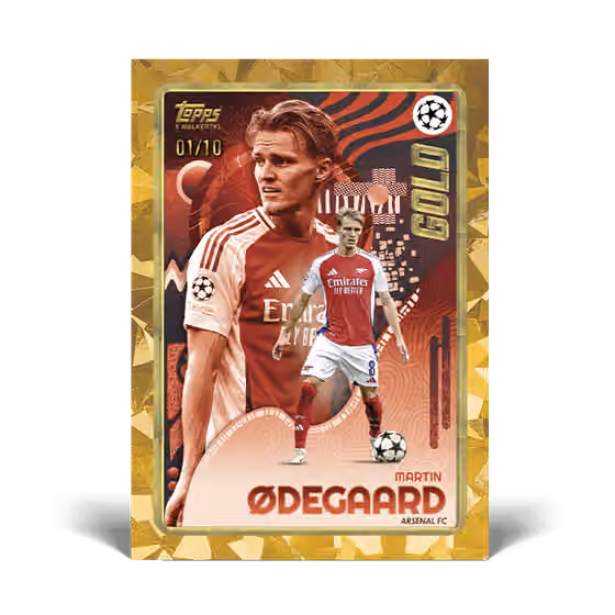 2024/25 Topps UEFA Club Competitions GOLD Football Hobby Box view 5