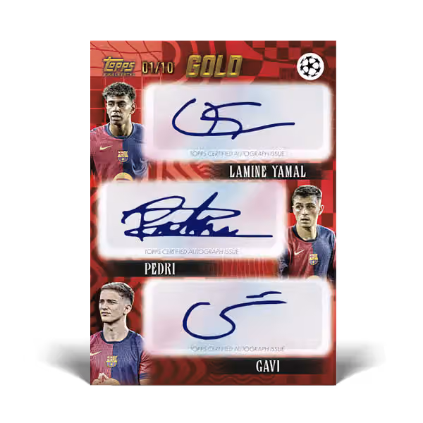2024/25 Topps UEFA Club Competitions GOLD Football Hobby Box view 6