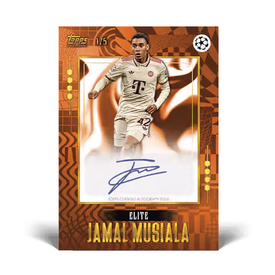 2024/25 Topps UEFA Club Competitions GOLD Football Hobby Box view 4