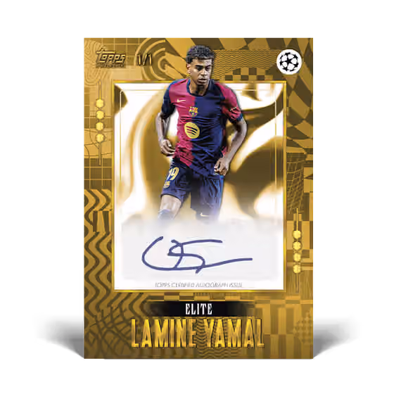 2024/25 Topps UEFA Club Competitions GOLD Football Hobby Box view 2