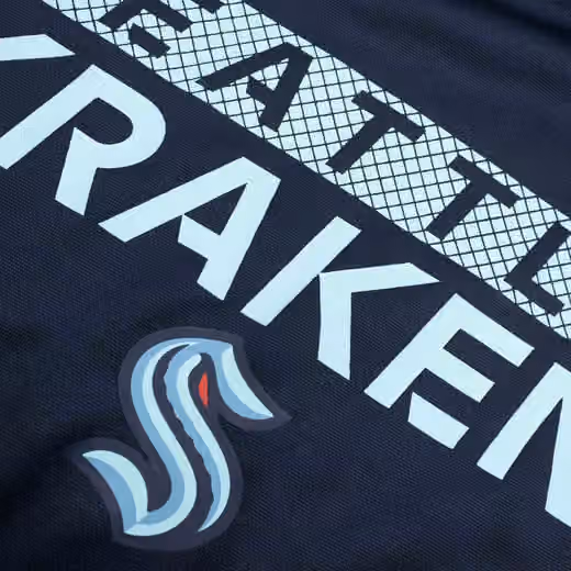 Seattle Kraken 2024/25 Authentic Pro Rink Tech NHL Hoodie Navy view 3