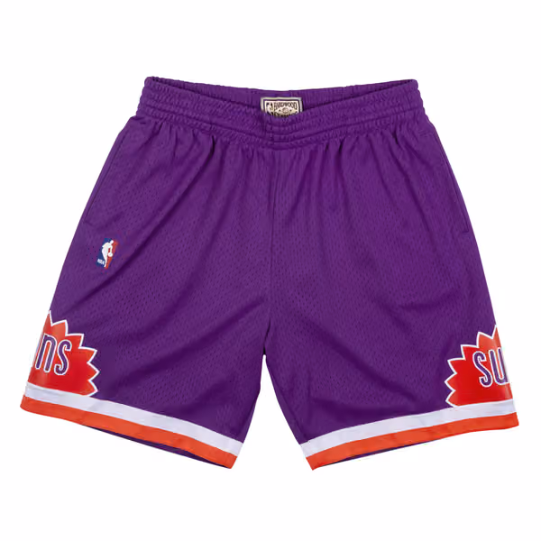 Phoenix Suns 1991-92 Mitchell & Ness Swingman NBA Shorts Purple view 1