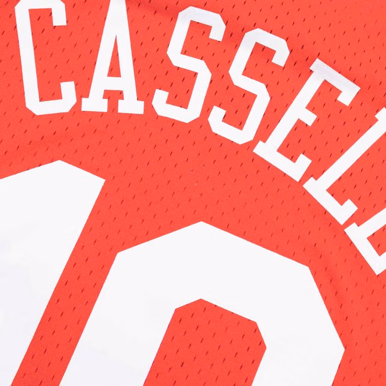 Sam Cassell #10 Houston Rockets 1993-94 Swingman NBA Jersey Red view 4