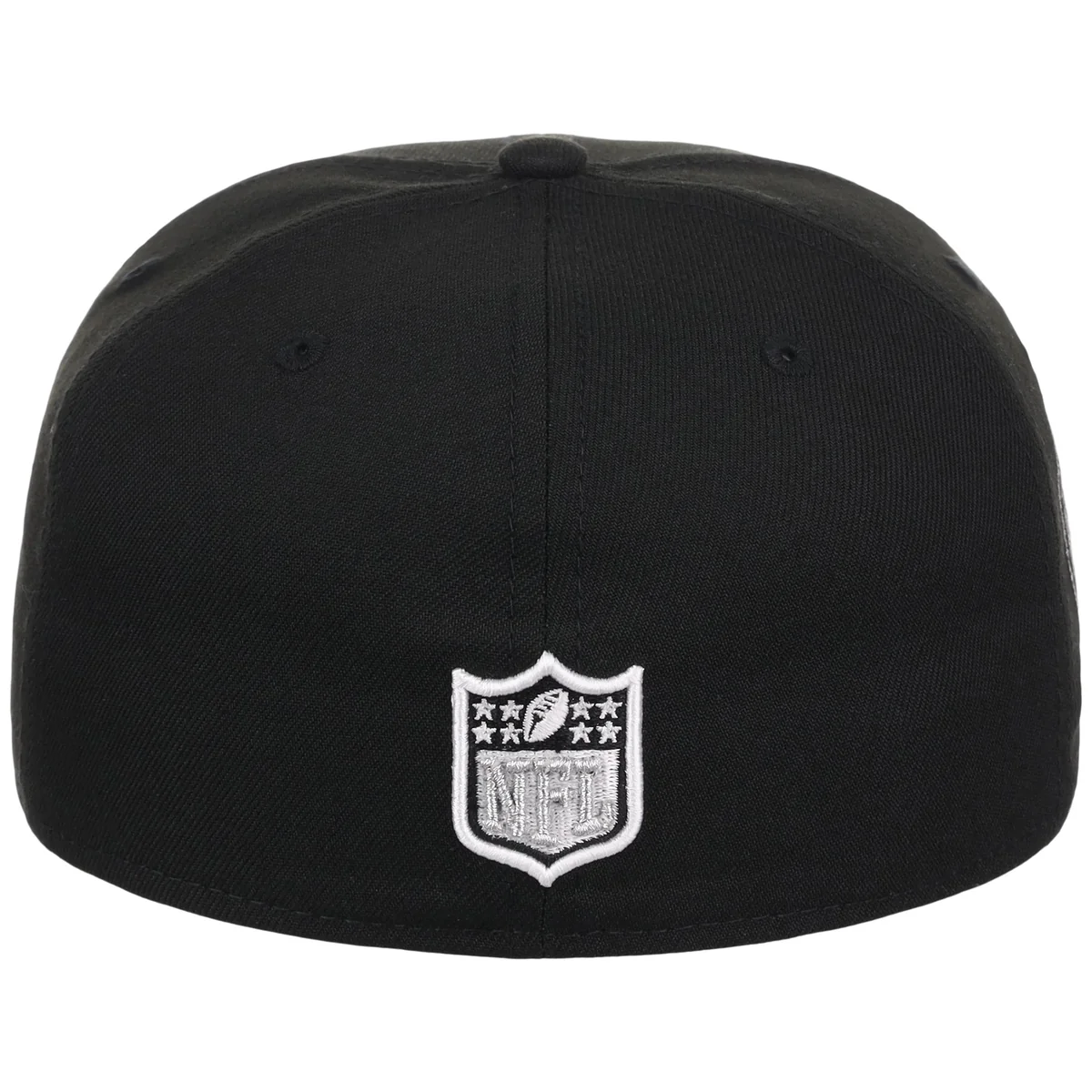 Las Vegas Raiders NFL Black Dome New Era 59FIFTY detail view