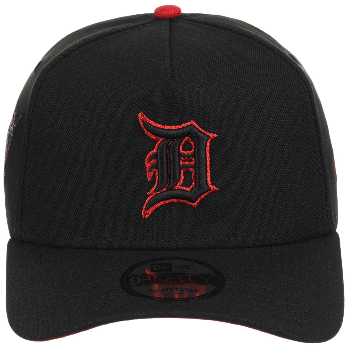 Detroit Tigers MLB Midnight Massacre New Era 9FORTY detail view