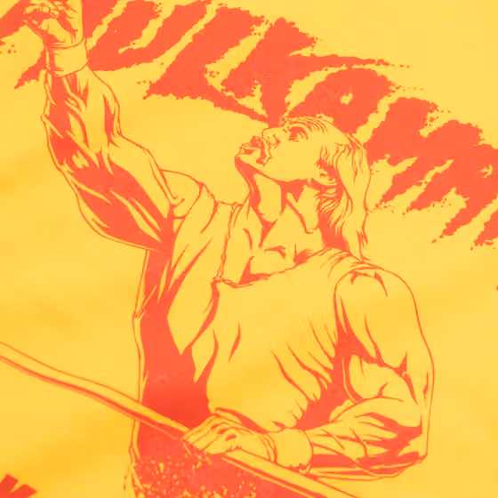 Hulk Hogan WWE Superstar T-Shirt Yellow view 3