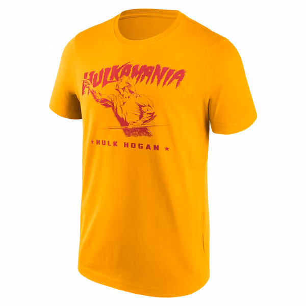 Hulk Hogan WWE Superstar T-Shirt Yellow view 1