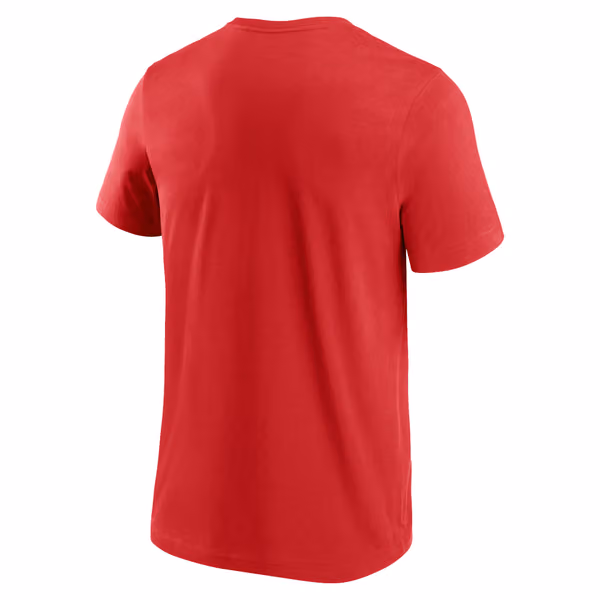 Tampa Bay Buccaneers Chrome Logo NFL T-Shirt Red view 2