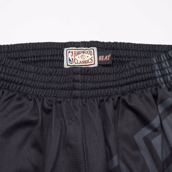 Miami Heat Big Face 4.0 Mitchell & Ness NBA Shorts Black view 3