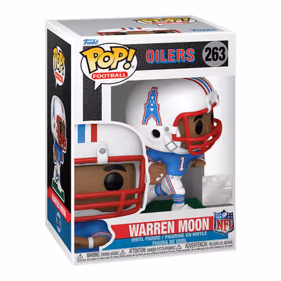 Funko POP! #263 Warren Moon Houston Oilers Vinyl NFL Figure view 1