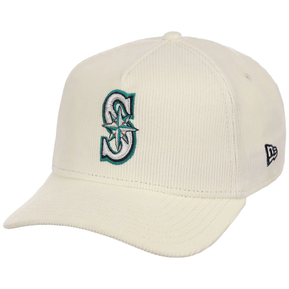 Seattle Mariners MLB Chrome Cord FASHION CORE New Era 9FORTY A-Frame detail view
