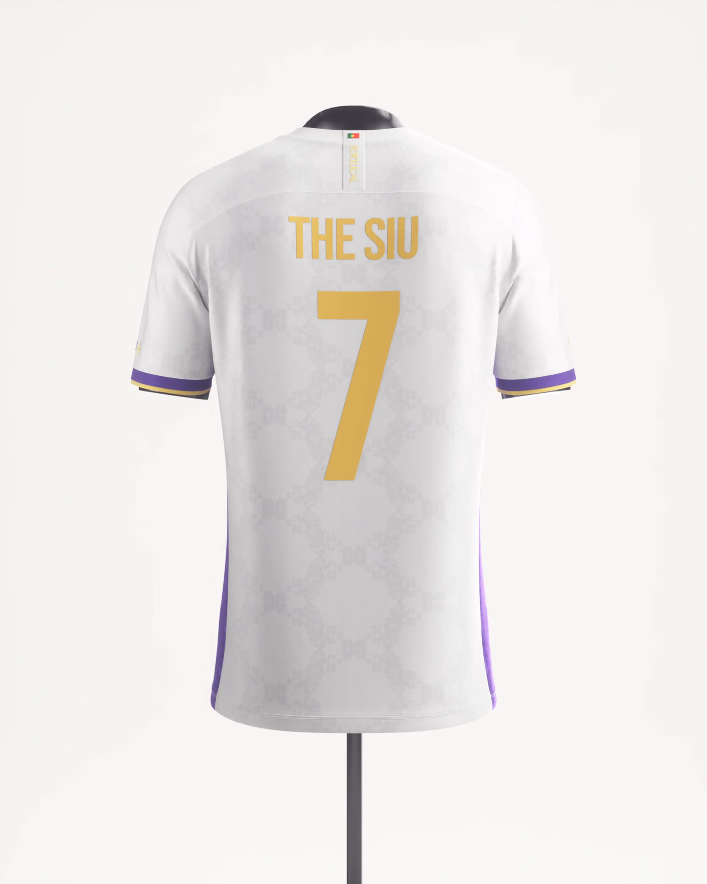 Jersevo Custom Personalized The Siu Jersey (Madrid Edition) back view
