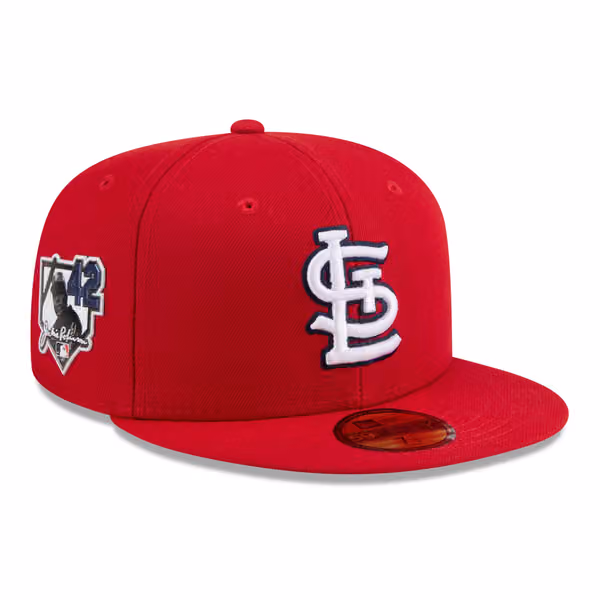 St. Louis Cardinals 2026 Jackie Robinson Day 59FIFTY Fitted Cap Red product photo