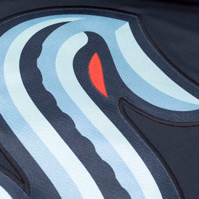 Seattle Kraken Fanatics Breakaway NHL Jersey Home Navy view 3