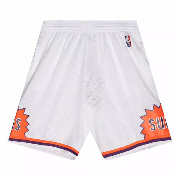 Phoenix Suns 2002-03 Mitchell & Ness Swingman NBA Shorts White view 1