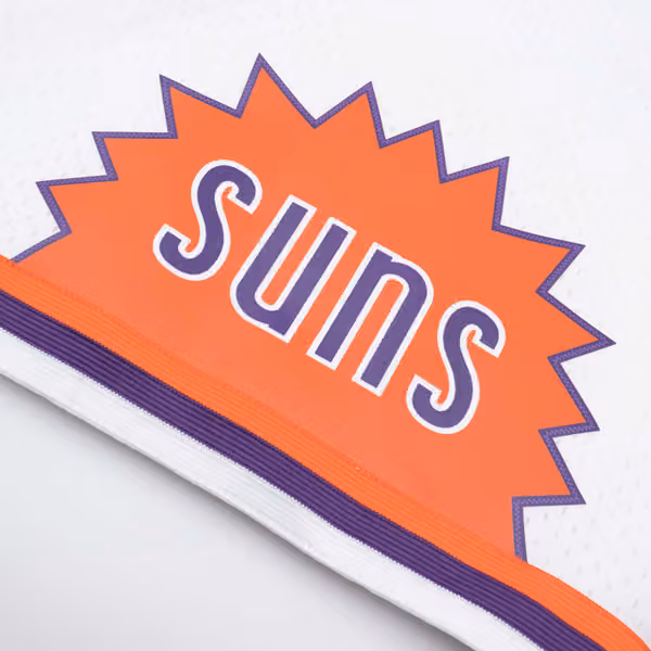 Phoenix Suns 2002-03 Mitchell & Ness Swingman NBA Shorts White view 4