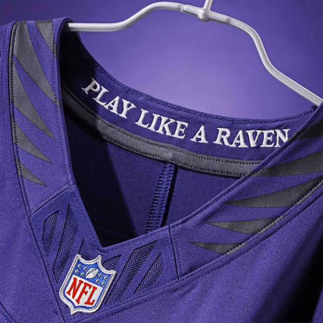 Lamar Jackson #8 Baltimore Ravens 2026 Stitched Limited NFL Jersey Purple view 7