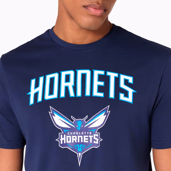 Charlotte Hornets Team Logo New Era NBA T-Shirt view 4