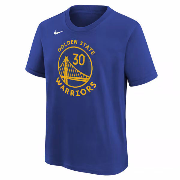 Stephen Curry #30 Golden State Warriors Player NBA T-Shirt (YOUTH) view 2