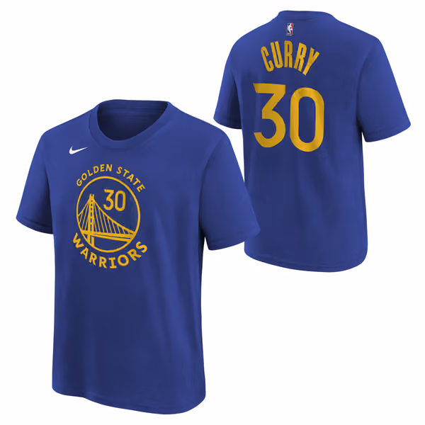 Stephen Curry #30 Golden State Warriors Player NBA T-Shirt (YOUTH) view 1