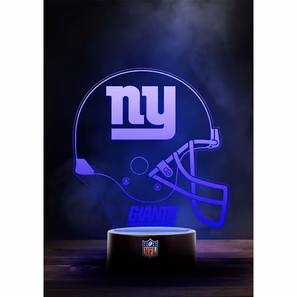 New York Giants NFL Helmet LED Sign view 1