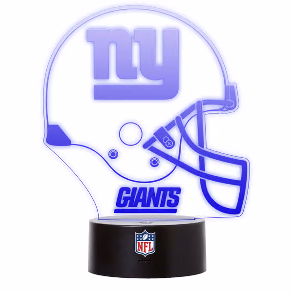 New York Giants NFL Helmet LED Sign view 2