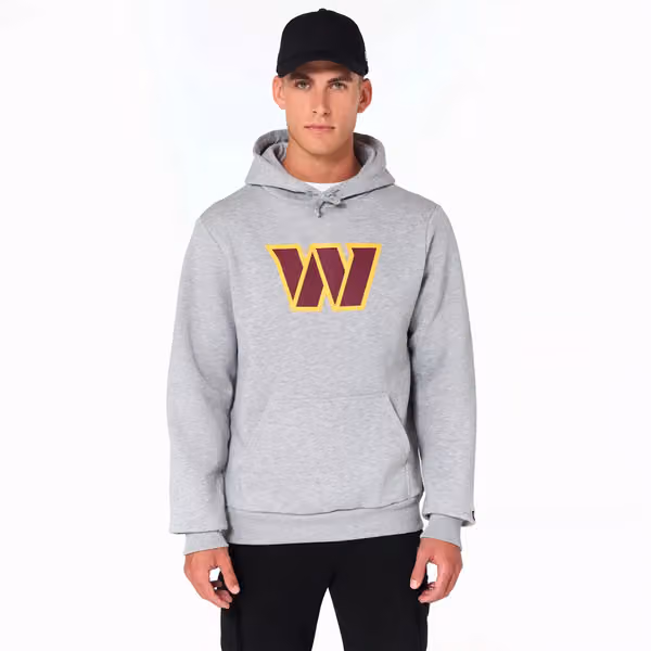 Washington Commanders Logo Hoodie New Era NFL Sweatshirt view 1