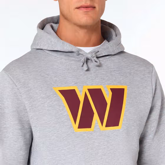 Washington Commanders Logo Hoodie New Era NFL Sweatshirt view 3