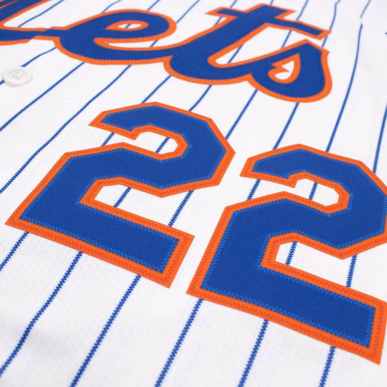 Juan Soto #22 New York Mets Limited MLB Jersey Home Pinstripe White view 5