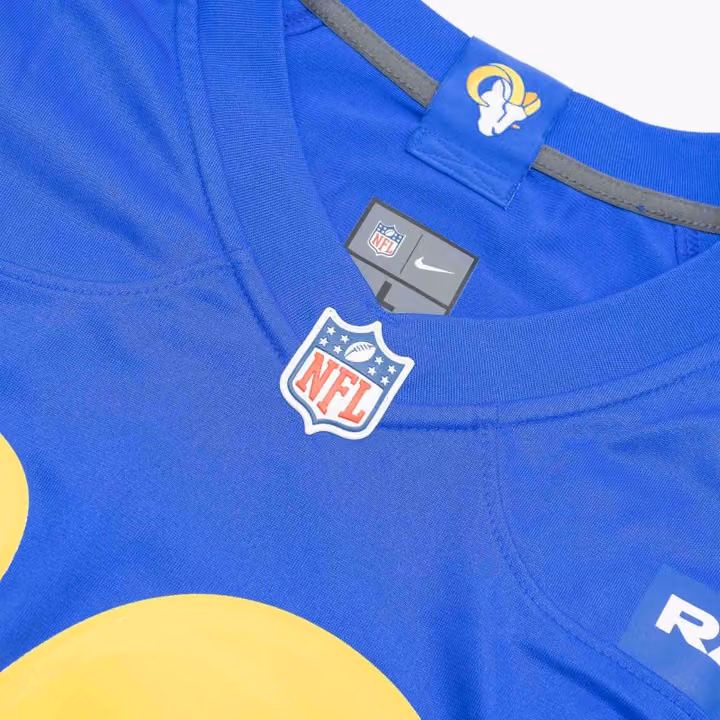 Cooper Kupp #10 Los Angeles Rams Nike Game NFL Football Jersey Blue view 5