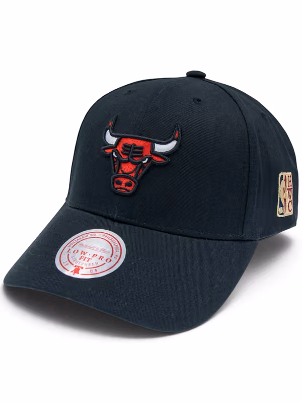 Chicago Bulls HWC Low Pro Snapback NBA Cap Black view 1