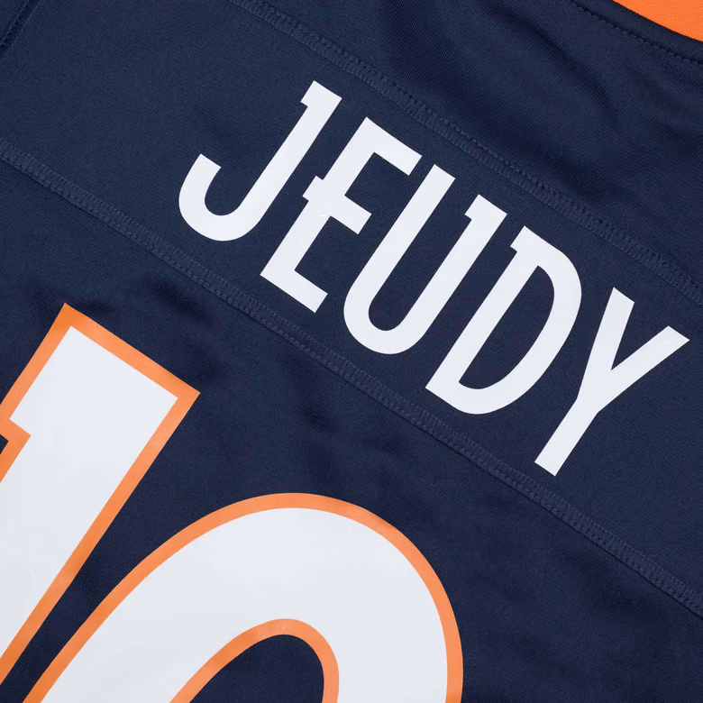Jerry Jeudy #10 Denver Broncos Nike Game NFL Football Jersey Navy view 4