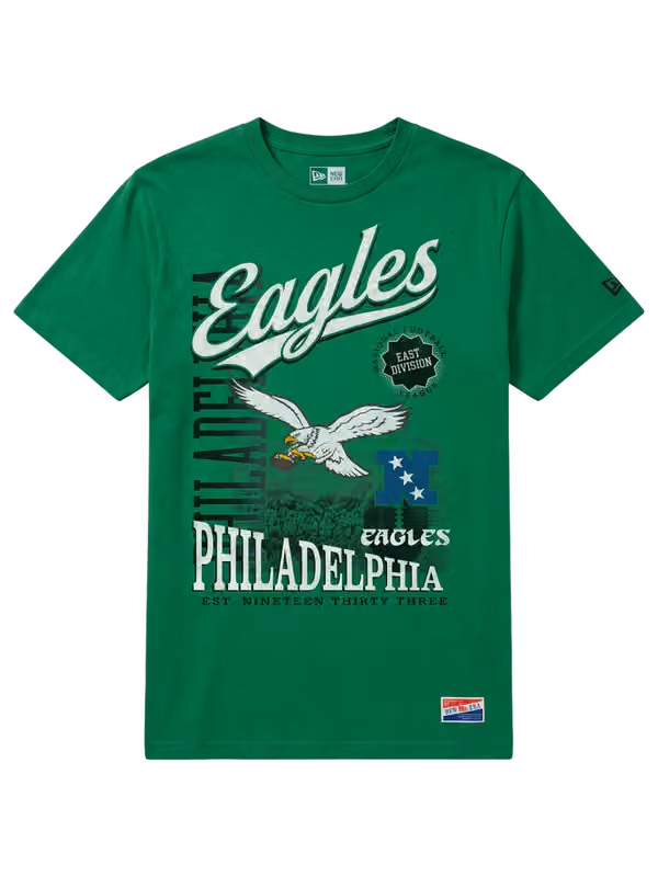 Philadelphia Eagles Division Oversized NFL T-Shirt Green view 1